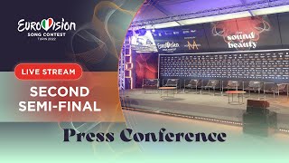 Eurovision Song Contest 2022  Second SemiFinal Qualifiers  Press Conference [upl. by Enitsed270]