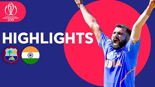 India March On With Easy Win  West Indies vs India  Match Highlights  ICC Cricket World Cup 2019 [upl. by Ajim]