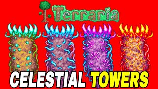 Terraria How To Beat amp Defeat Celestial Pillars EASY Guide Easiest Way Tutorial [upl. by Oiramej]