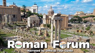 Roman Forum Guided Tour  Narrated by Official Tour Guide [upl. by Atinna]