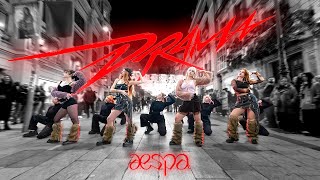 KPOP IN PUBLIC AESPA 에스파  DRAMA  Dance Cover by EST CREW from Barcelona [upl. by Eornom]