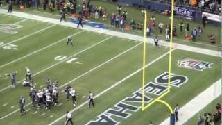 Marshawn Lynch BEAST QUAKE Touchdown Run vs Saints with Fan Reaction [upl. by Ettenad]