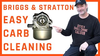 Easiest Way To Clean A Metal Briggs Carburetor [upl. by Sassan196]