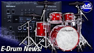 Edrum News Roland VAD706 Digital Hihat TD50X Roland TD50K2 and The Roland TD50KV2 [upl. by Sokairyk]