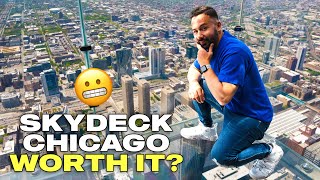 Is The Sears Tower Skydeck Ledge WORTH IT  Things to Do in Downtown Chicago 2024 Willis Tower 😒 [upl. by Magna]