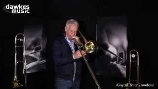 King 2B Trombone with Mike Innes at Dawkes Music [upl. by Vivyan]