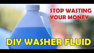 DIY Homemade Windsheild Washer Fluid  EASY amp CHEAP Van life [upl. by Donald738]