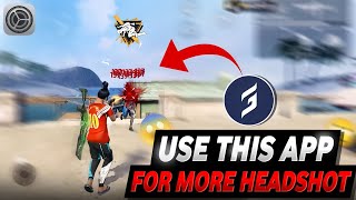 Use THIS App To Get MORE HEADSHOT in free fire 🤫 [upl. by Azerila869]