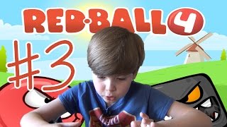 Red Ball 4 Part 3 CH 2  DEEP FOREST iPad Gameplay Video [upl. by Allerus]