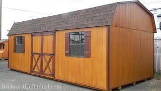 12 x 24 High Barn Storage Shed [upl. by Salakcin]