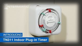 Intermatic TN311 Heavyduty 24Hour Mechanical Plugin Timer [upl. by Hgieloj668]