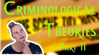 Criminological Theories with Examples from Movies PART 2 [upl. by Pennebaker]