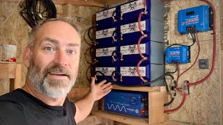 EASIEST Off Grid Solar Power System Battery Bank [upl. by Bussey]