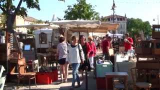 LIsle sur la Sorgue Famous Market France [upl. by Fayola]