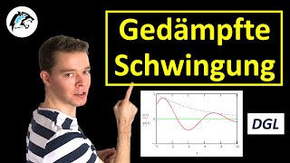 Die gedämpfte Schwingung mit DGL  Physik Tutorial [upl. by Amliv]