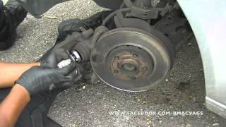 How to change Brake Pads amp Rotors on a VW Polo [upl. by Tutt]