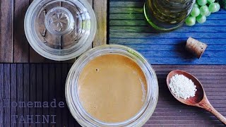 How to make TAHINI sesame paste [upl. by Rad]