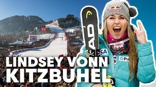 A Tour of the Legendary Kitzbühel Ski Race with Lindsey Vonn [upl. by Nylinnej688]