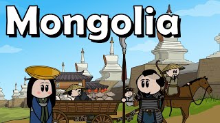 The Largest Empire in History  The Animated History of Mongolia [upl. by Ulphi820]