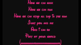 Part Of Your World Ending Song  The Little Mermaid Lyrics [upl. by Mic]