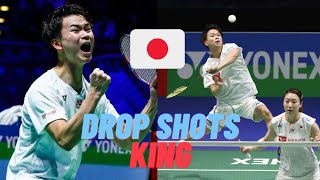 Yuta Watanabe  Drop Shots King  Badminton trickshots 2021 [upl. by Deelaw112]