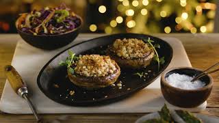 A Very Veggie Dish — Stilton Stuffed Mushrooms  Christmas at Booths [upl. by Nine]