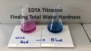 Total Water Hardness using EDTA Titration [upl. by Sancho287]