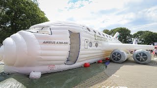 Worlds First Inflatable A380  Emirates Airline [upl. by Aciretnahs]