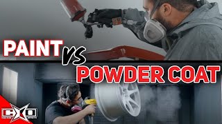 Paint VS Powdercoat [upl. by Yrotciv672]