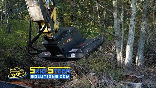 Brush Wolf 42X Excavator Brush Cutter OverviewDemo  Skid Steer Solutions [upl. by Freddy]