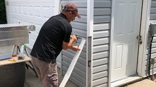 How To Replace A Vinyl Siding Corner [upl. by Wachtel]