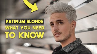 Going Platinum Blonde What You Need to KNOW First  Mens Hair 2020 [upl. by Perlis]