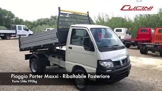 Piaggio Porter Maxxi  Ribaltabile Posteriore [upl. by Hoffman]