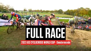 FULL RACE 2023 UCI Cyclocross World Cup Dendermonde [upl. by Aura677]