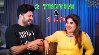 2 TRUTHS amp 1 LIE CHALLENGE🤩😆 [upl. by Onez]