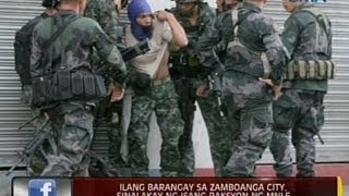 24 Oras Ilang barangay sa Zamboanga City sinalakay ng isang paksyon ng MNLF [upl. by Nanette]