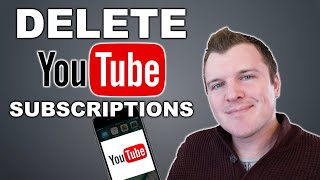 How to Delete YouTube Subscriptions Mobile [upl. by Ezitram112]