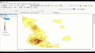 Count Overlapping Polygons ArcMap [upl. by Lorain655]