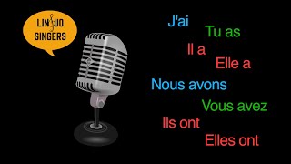 Avoir present tense song  Jai tu as il a [upl. by Noxid]