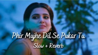 Phir Mujhe Dil Se Pukar Tu  Slow and Reverb [upl. by Heinrike420]