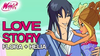 Winx Club  Flora and Helias love story from Season 2 to Season 7 [upl. by Arytahs797]