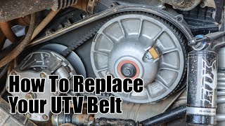 How To Replace a UTV Belt [upl. by Yr]