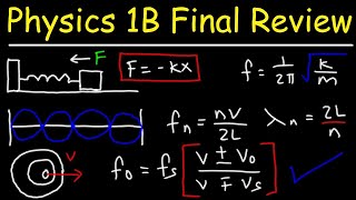 Physics 1B Final Exam Review  Pressure in Fluids [upl. by Ogait]