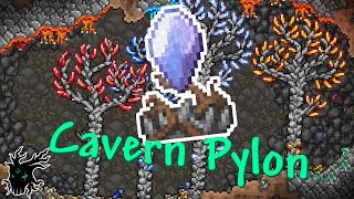 The Cavern Pylon  Terraria 14 Journey’s End [upl. by Torto811]