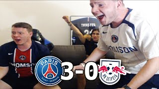 INCREDIBLE PSG 30 Leipzig Reactions  Neymar amp Di Maria Masterclass [upl. by Ades]