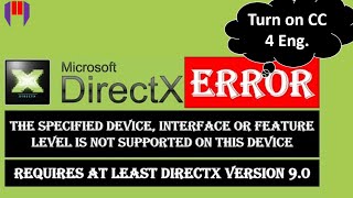 How to Fix DirectX Error When You Run a Game on PC [upl. by Mirth]