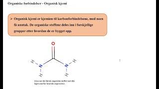 Organiske forbindelser  Organisk kjemi [upl. by Frida]