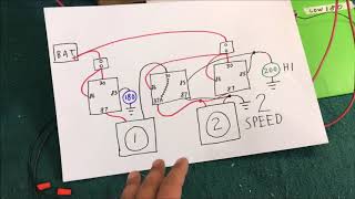 auto electric cooling fan WIRING how to DIY [upl. by Ekal]