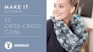 EZ CrissCross Cowl Tutorial [upl. by Stinson]