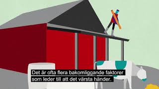 Dödliga händelser i arbetet  Fall från högre nivå [upl. by Ahsircal]